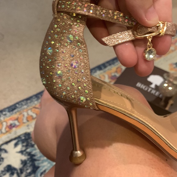 Big Tree rose gold dress heels- size 38 - Picture 4 of 4